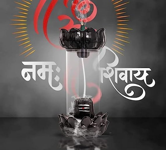 Shivling Smoke Fountain Backflow Incense Burner